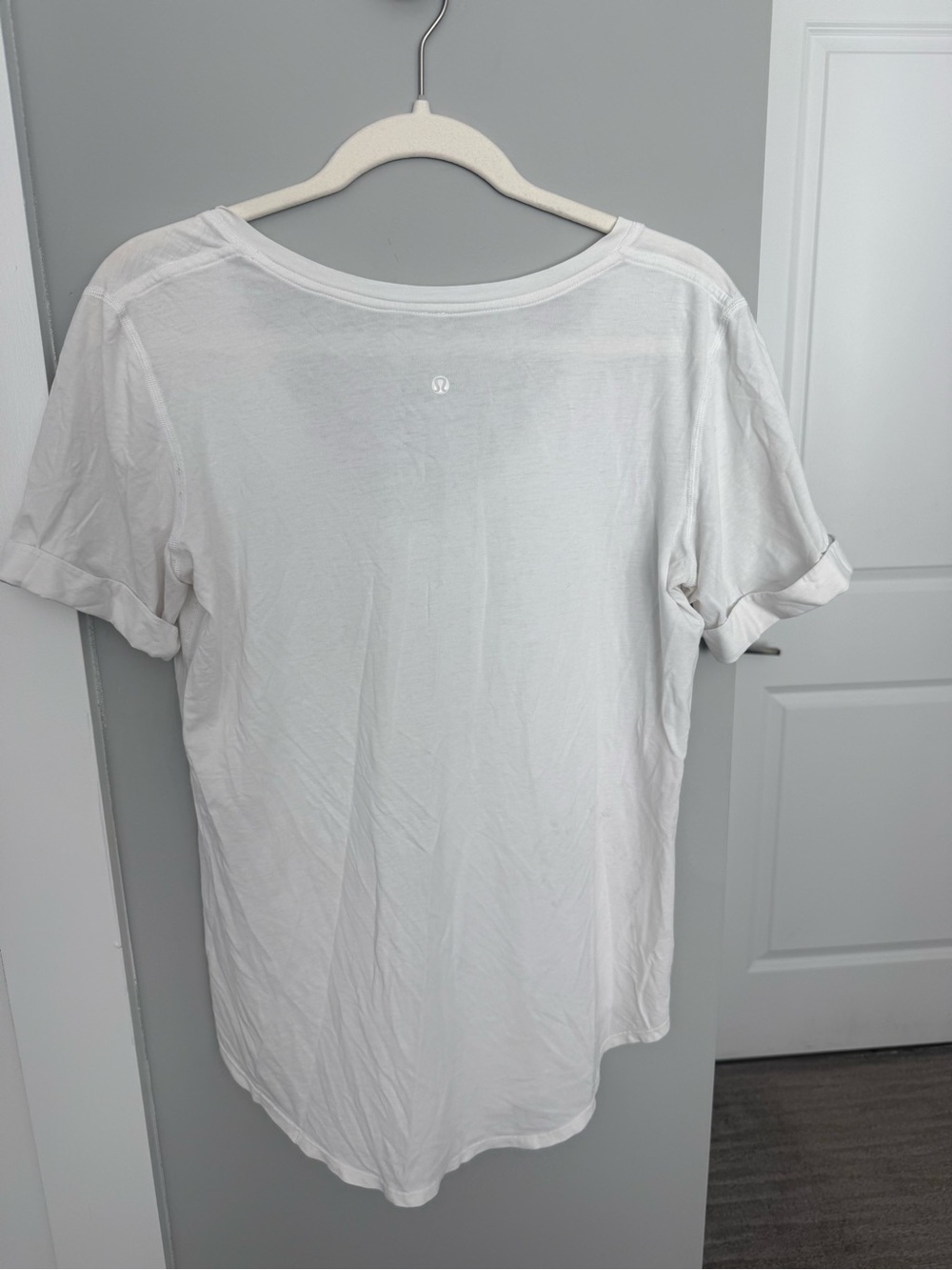 lululemon athletica White Short Sleeve Crew Tee